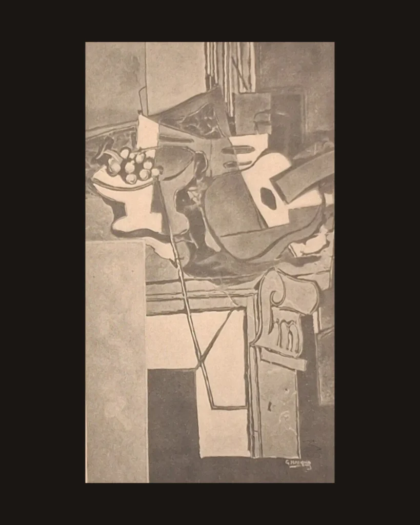 Georges Braque, Still life — art plate from Braque