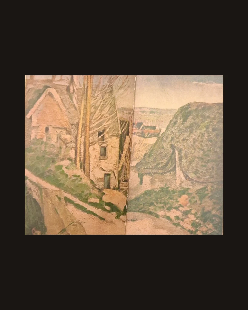 Paul Cézanne, Landscape — art plate from Cézanne