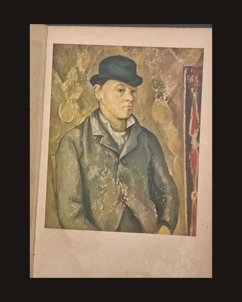 Paul Cézanne, Portrait — art plate from Cézanne (Kodansha Art Books)