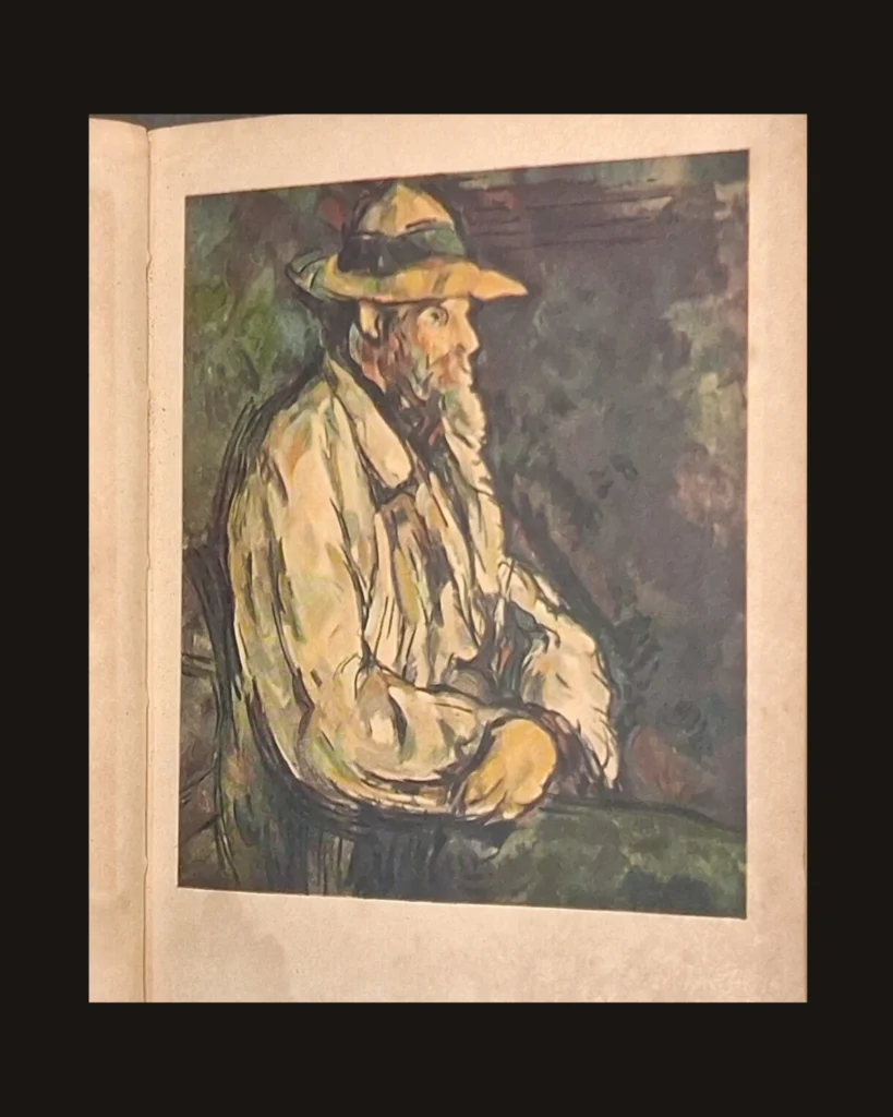 Paul Cézanne, Portrait — art plate from Cézanne (Kodansha Art Books)