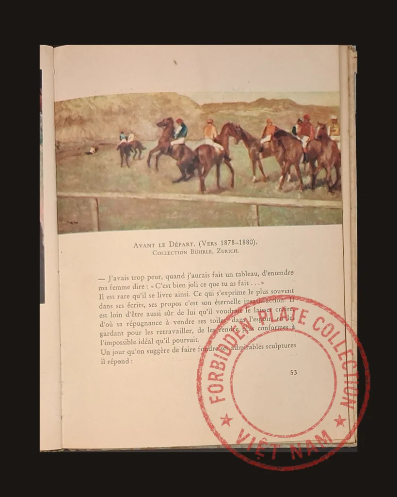 Edgar Degas, Genre - Horse racing — art plate from Degas