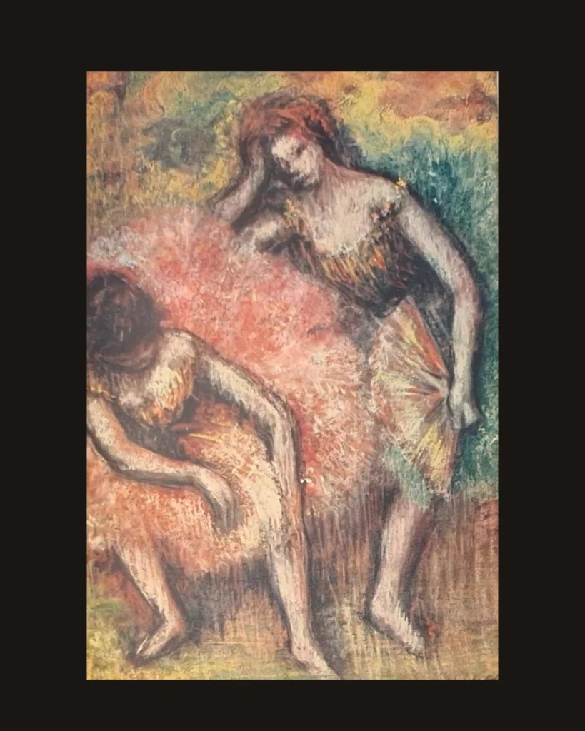 Edgar Degas, Dance — art plate from Degas