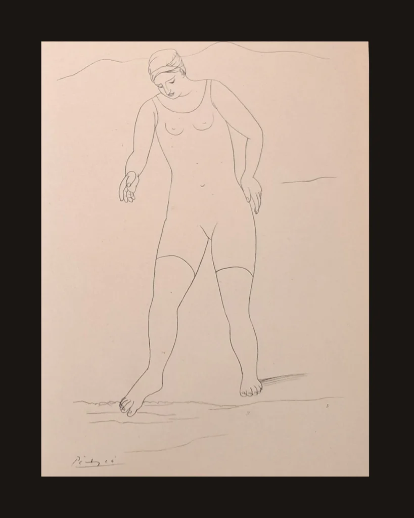 Pablo Picasso, Genre — art plate from Picasso
