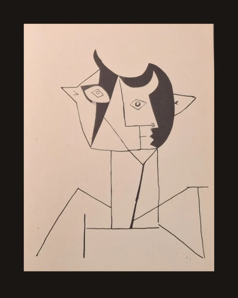 Pablo Picasso, Mythology — art plate from Picasso