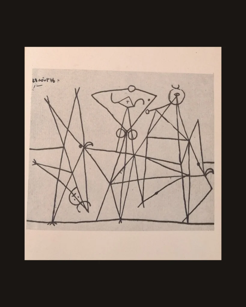 Pablo Picasso, Abstract — art plate from Picasso