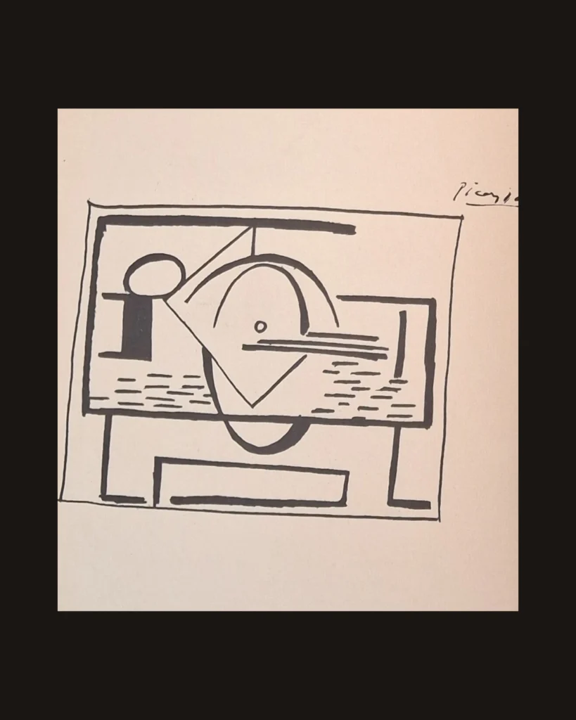 Pablo Picasso, Abstract — art plate from Picasso