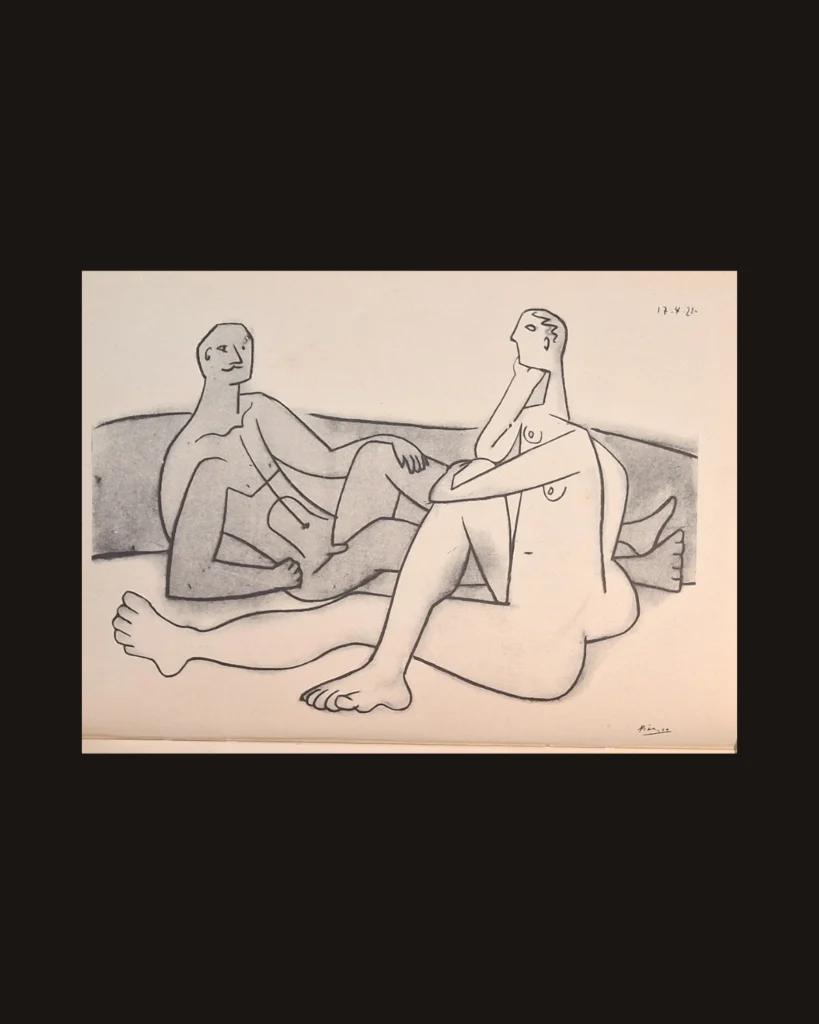 Pablo Picasso, Nude · Genre — art plate from Picasso