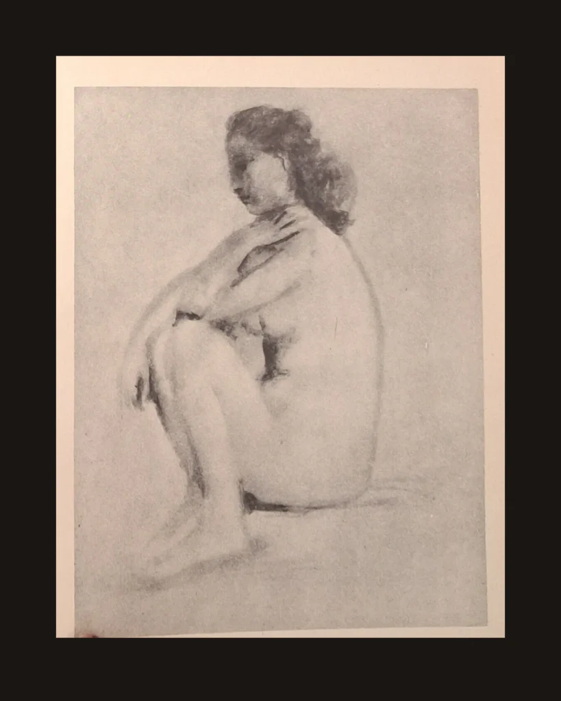 Pablo Picasso, Nude — art plate from Picasso