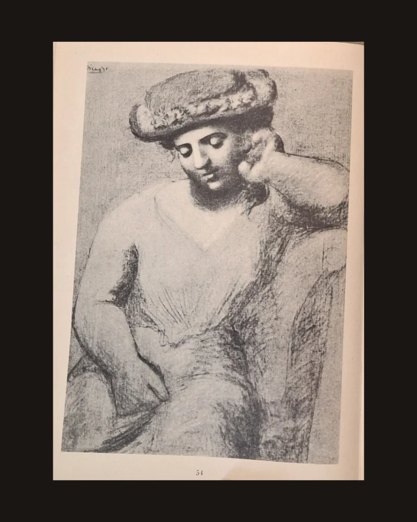 Pablo Picasso, Portrait — art plate from Picasso