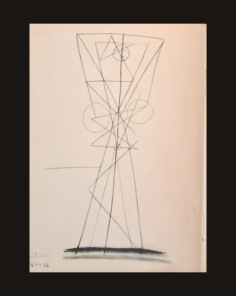 Pablo Picasso, Abstract — art plate from Picasso