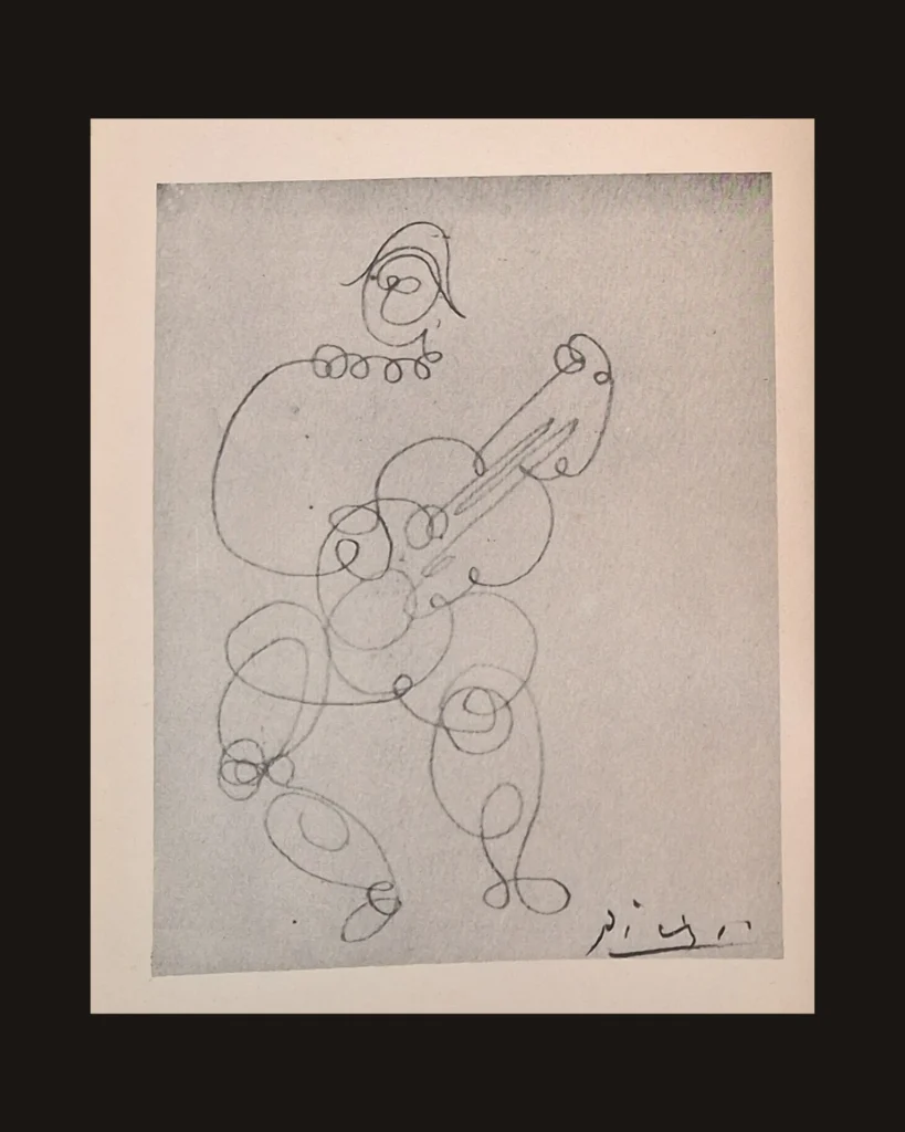 Pablo Picasso, Genre — art plate from Picasso