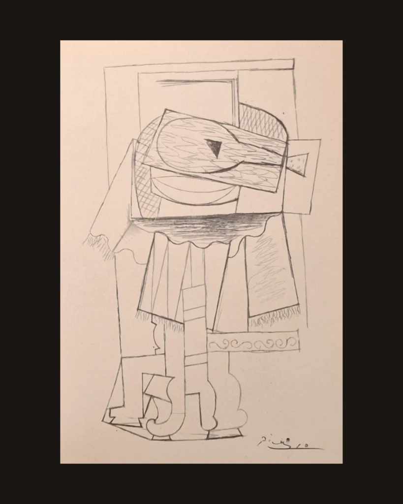 Pablo Picasso, Still life — art plate from Picasso