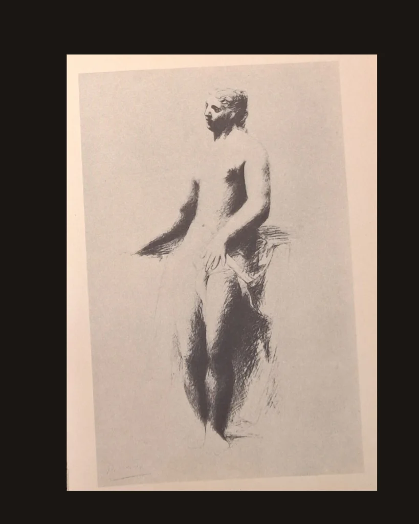 Pablo Picasso, Nude — art plate from Picasso