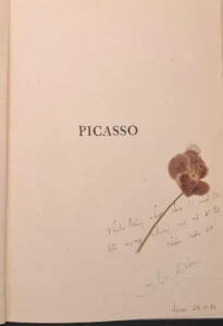 Picasso — owner's stamp