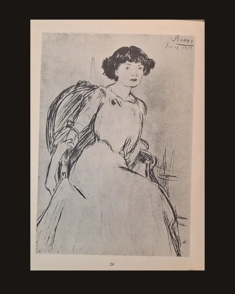 Pablo Picasso, Portrait — art plate from Picasso