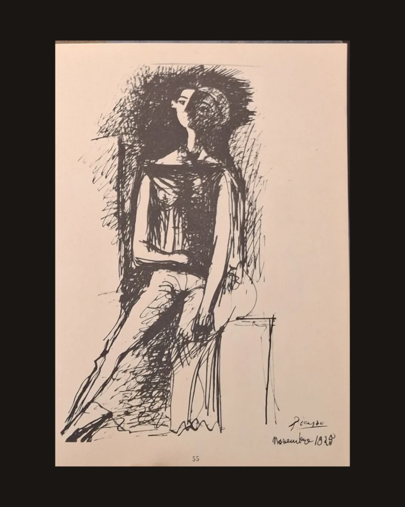 Pablo Picasso, Portrait — art plate from Picasso