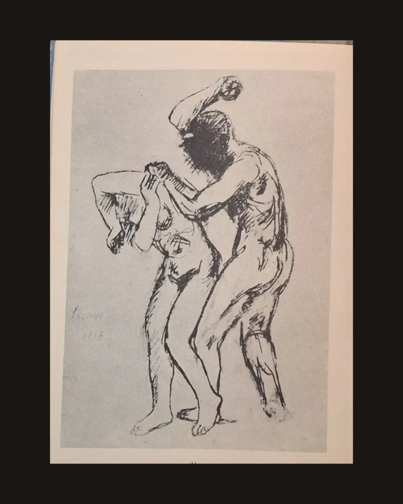 Pablo Picasso, Mythology — art plate from Picasso