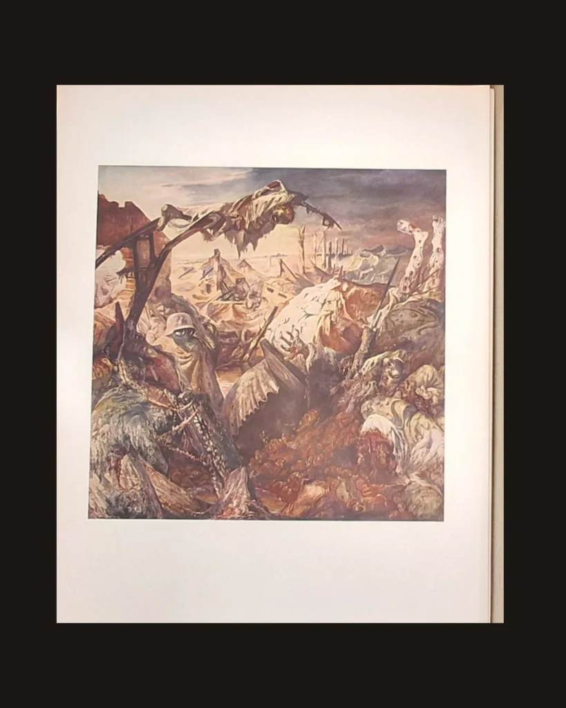 Otto Dix, War · Anti-war — art plate from Századok Festészete