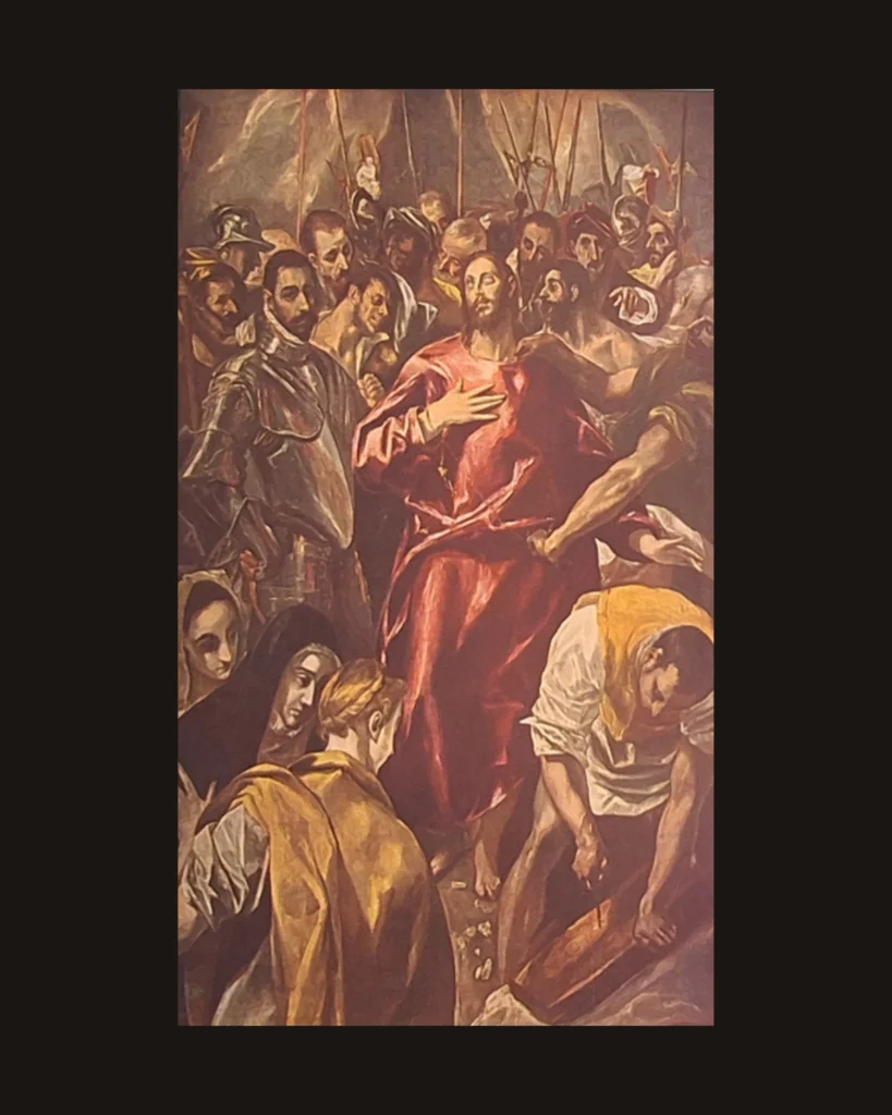 El Greco, Religious — art plate from Századok Festészete