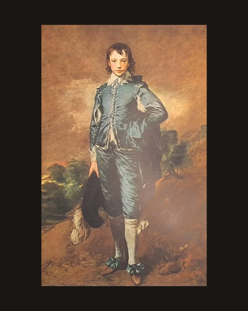 Thomas Gainsborough, Portrait — art plate from Századok Festészete