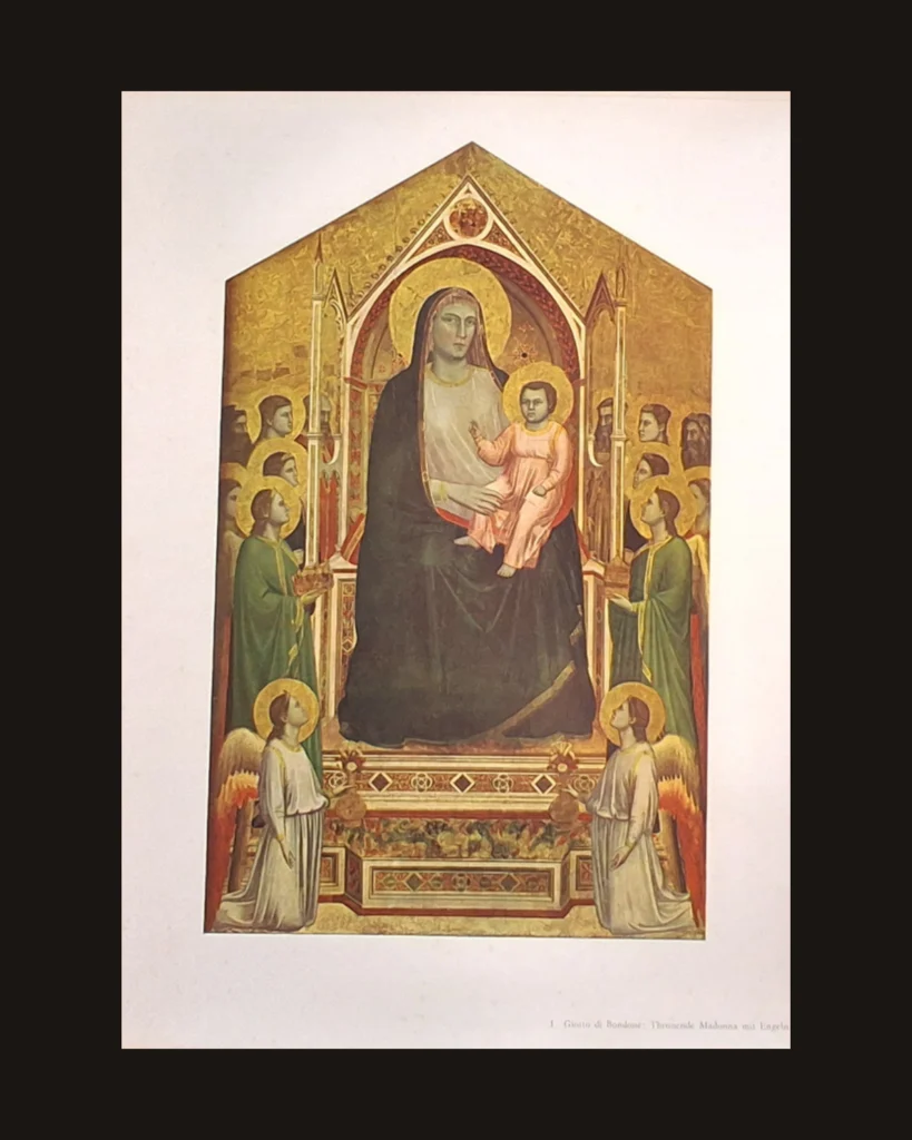 Giotto di Bondone, Religious — art plate from Századok Festészete