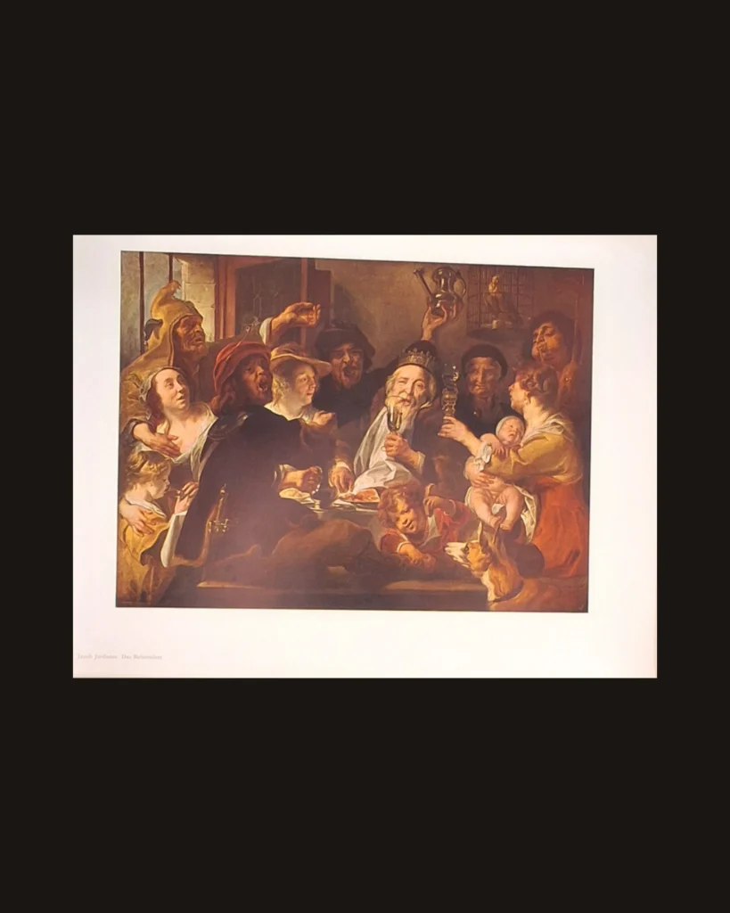 Jacob Jordaens, Genre — art plate from Századok Festészete