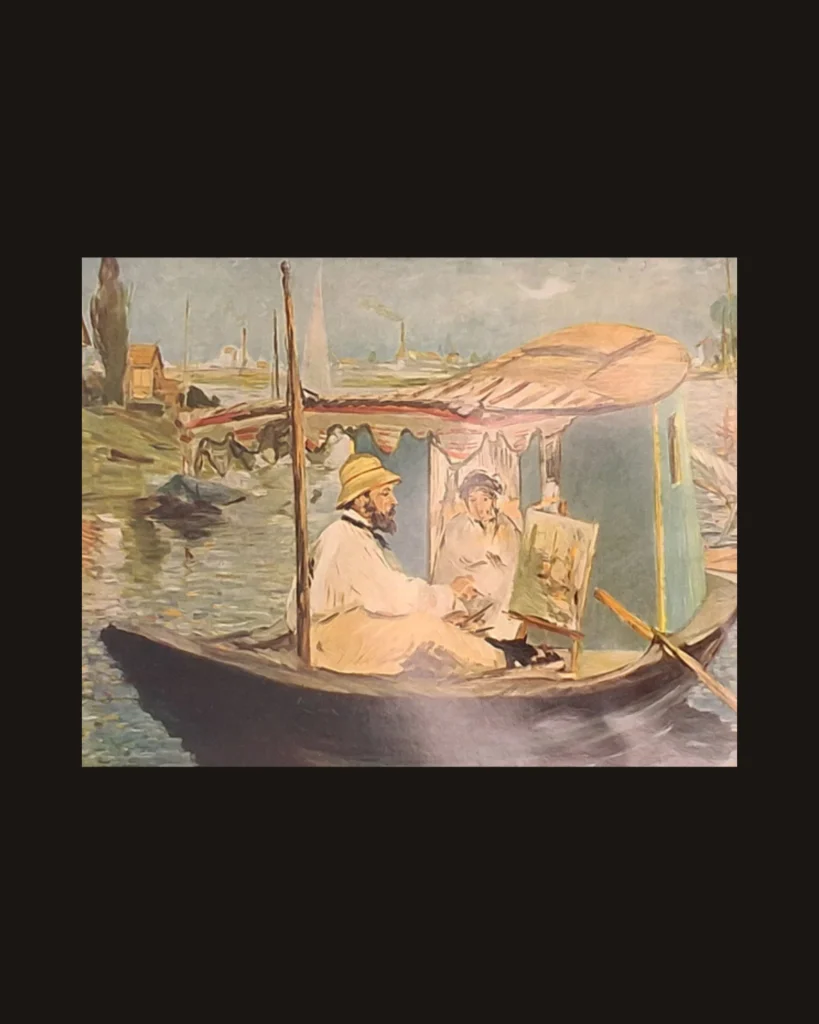 Édouard Manet, Genre · Portrait — art plate from Századok Festészete