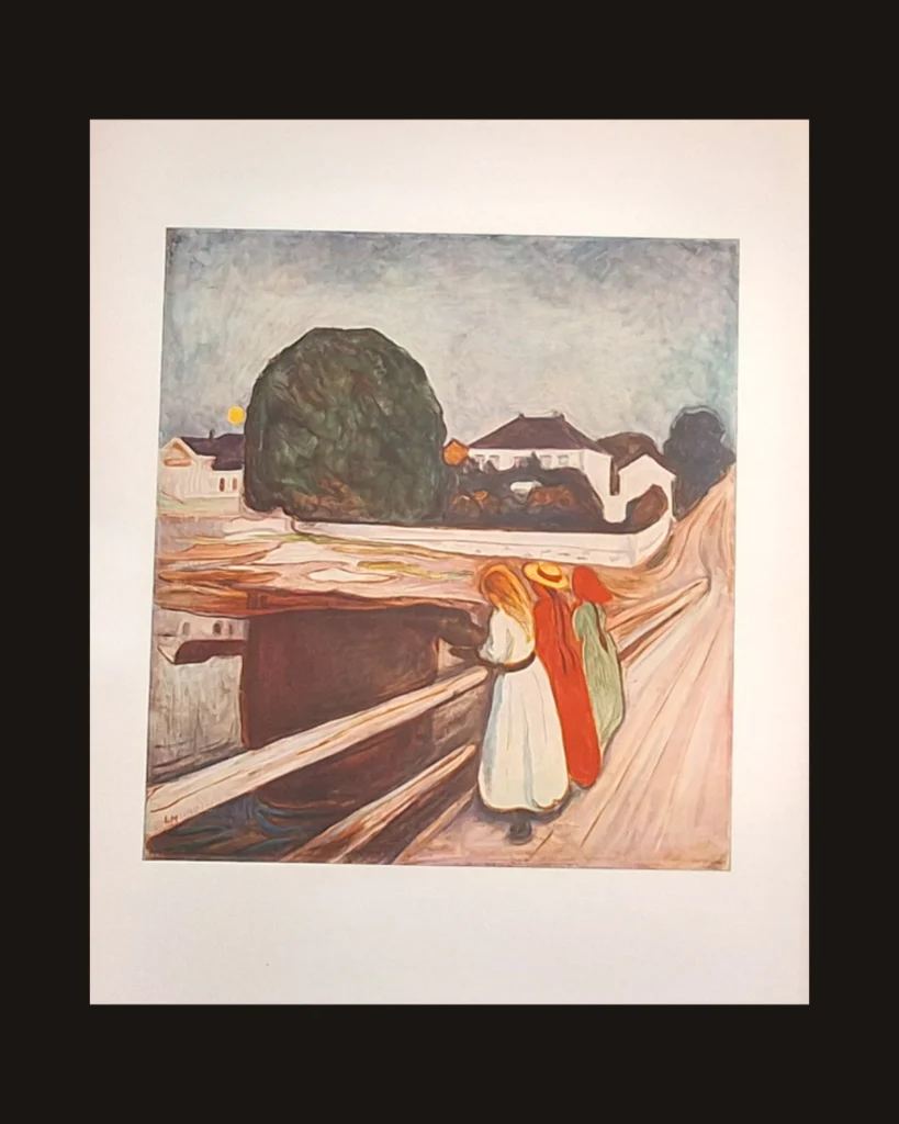 Edvard Munch, Genre — art plate from Századok Festészete