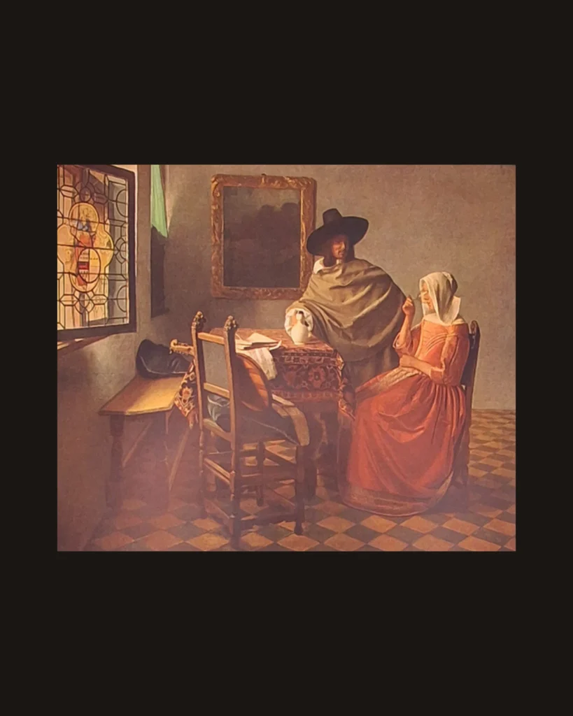 Johannes Vermeer, Genre — art plate from Századok Festészete