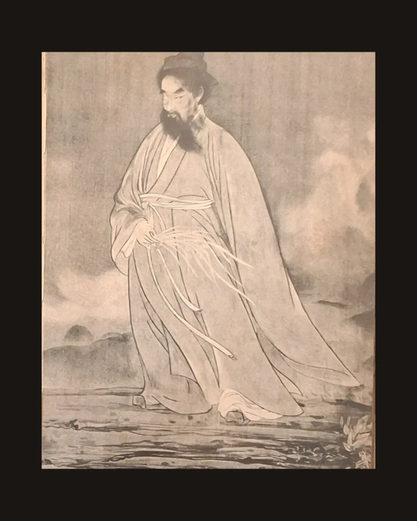 Yokoyama Taikan, Figure · Historical — art plate from Taikan